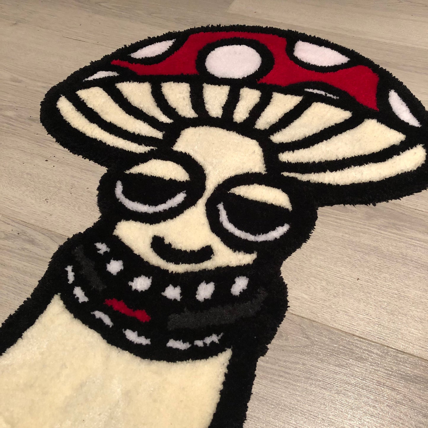 Hand Tufted Mushroom Rug