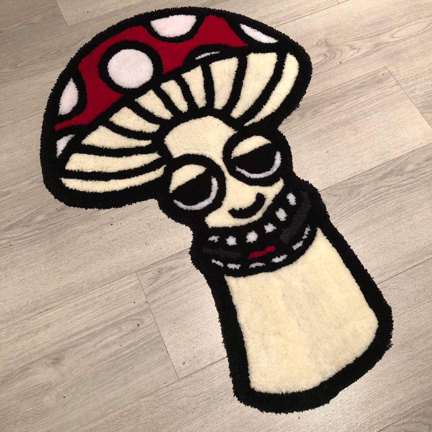 Hand Tufted Mushroom Rug