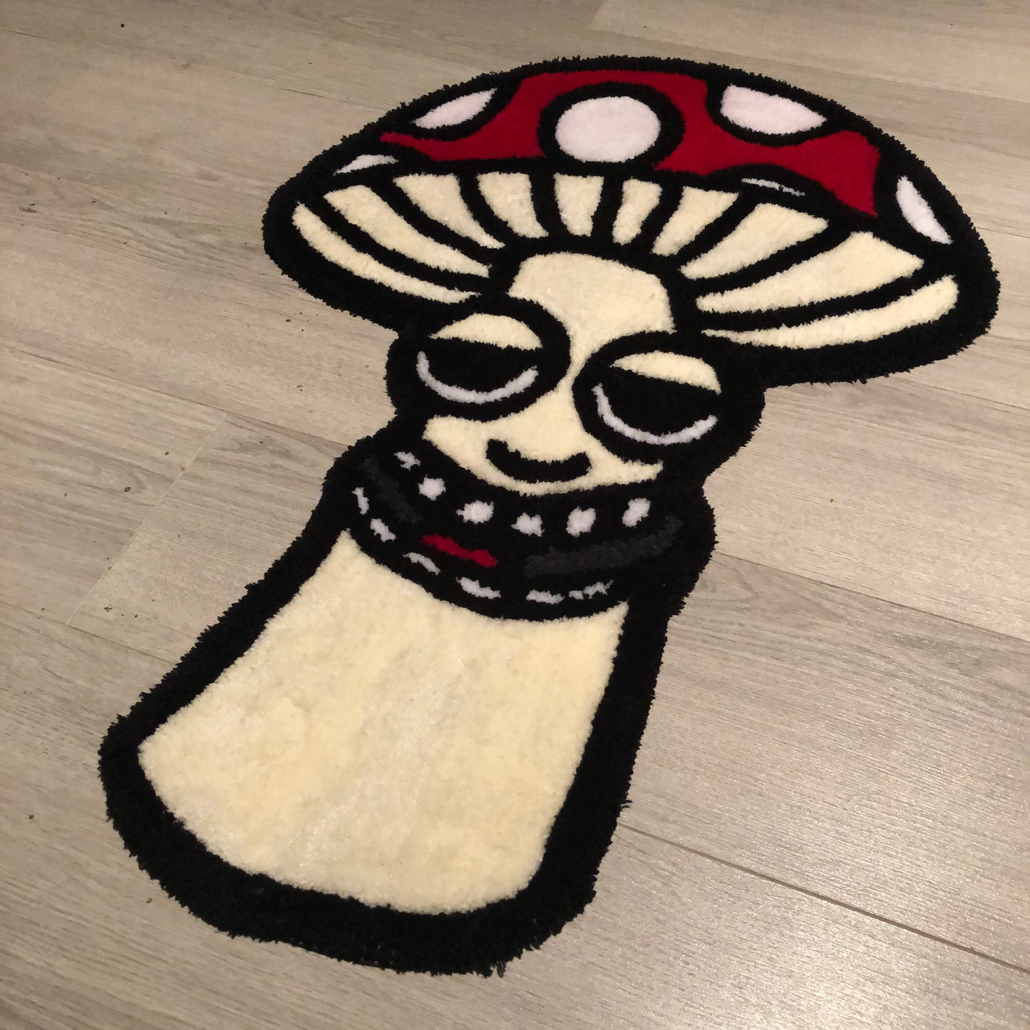 Hand Tufted Mushroom Rug