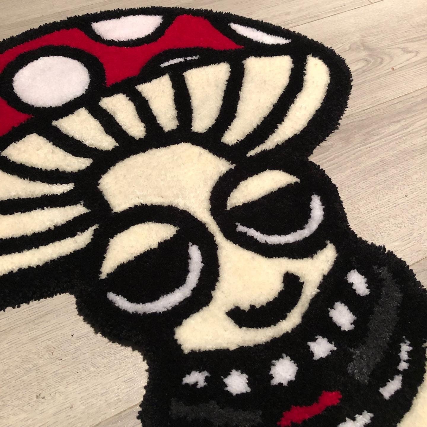 Hand Tufted Mushroom Rug